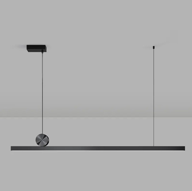 Pendant Hängelampe LED, 120cm, schwarz Pendant Hängelampe LED, 120cm, schwarz